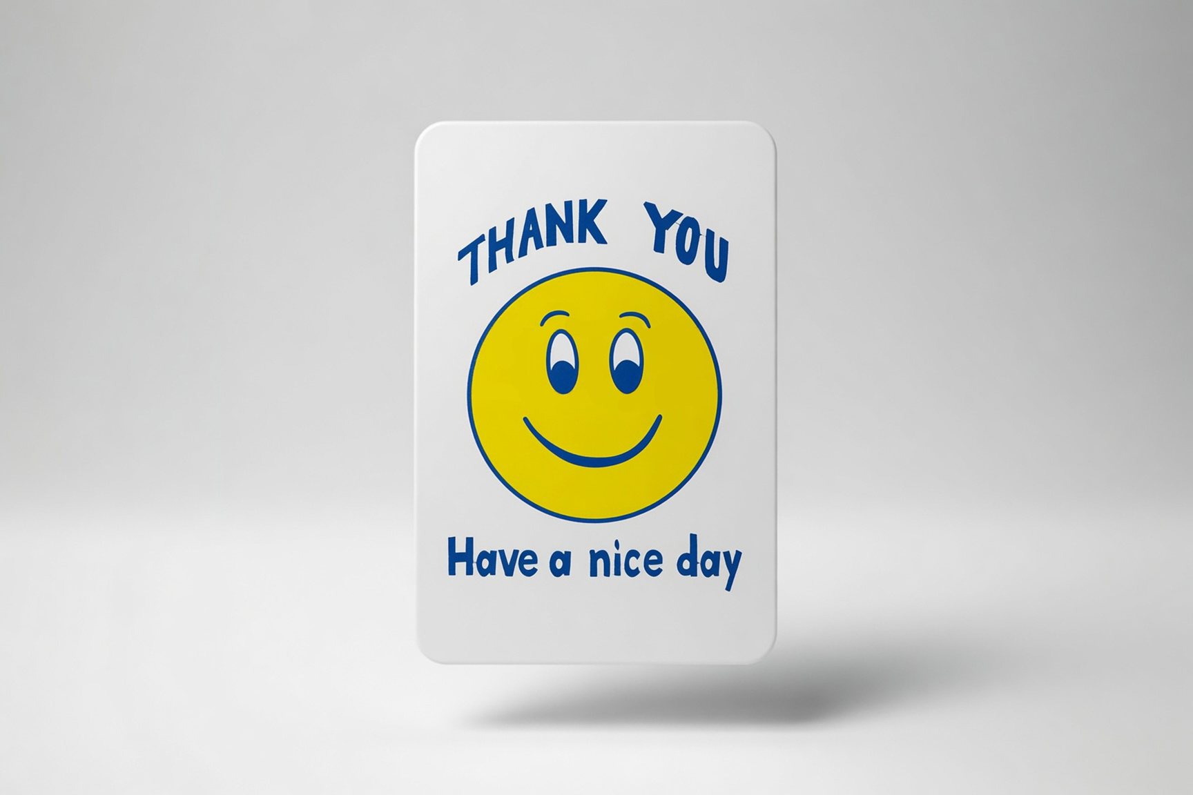 IRLs card design: Have A Nice Day